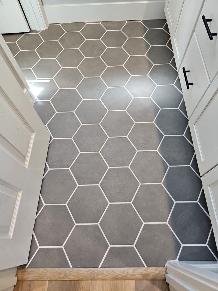 Shower Before Tile Remodel